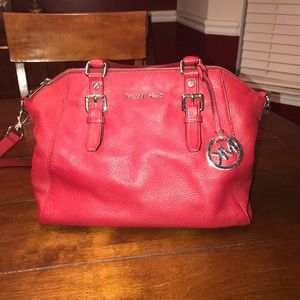 Red Micheal Kors purse
